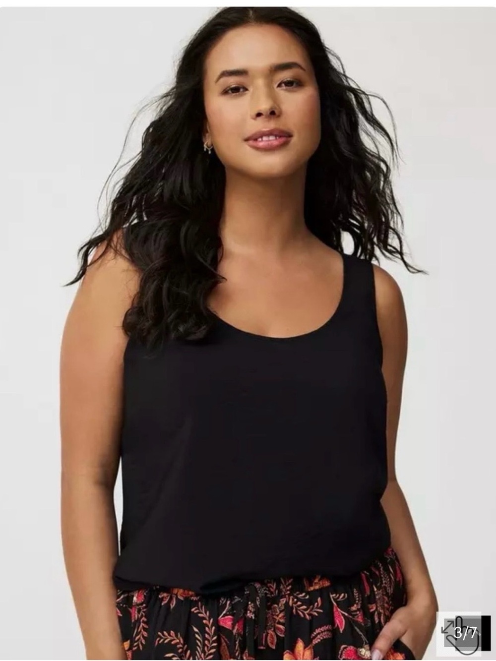 Torrid NWT Black Scoop Neck Tank Top